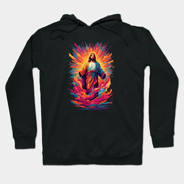 The Lord is with us Hoodie by CatCoconut-Art